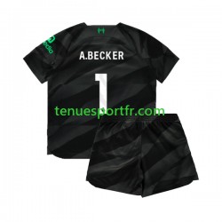 Kit Enfant Maillot Extérieur Liverpool Gardien A.Becker 1 2023-2024 à Manches Courtes
