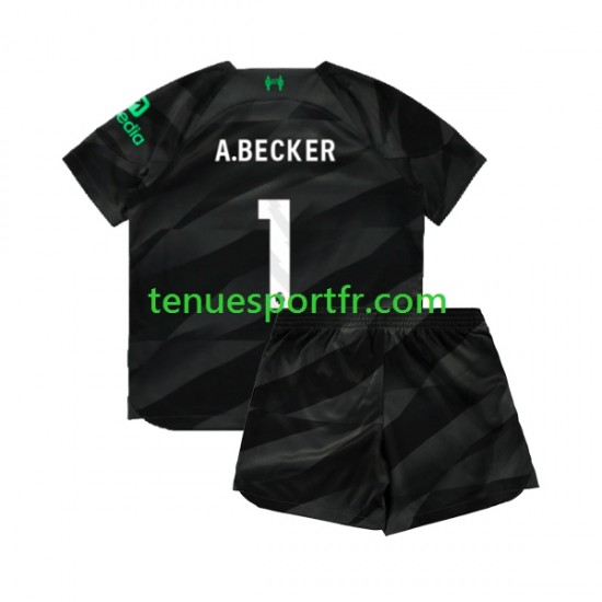 Kit Enfant Maillot Extérieur Liverpool Gardien A.Becker 1 2023-2024 à Manches Courtes