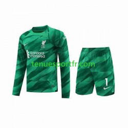 Kit Enfant Maillot Domicile Liverpool Gardien A.Becker 1 2023-2024 à Manches Longues