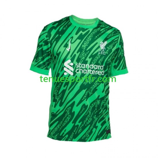 Homme Maillot Extérieur Liverpool Gardien 2024-2025 à Manches Courtes