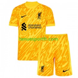 Kit Enfant Maillot Quatrième Liverpool Gardien 2024-2025 à Manches Courtes