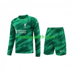 Kit Enfant Maillot Domicile Liverpool Gardien 2023-2024 à Manches Longues
