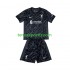 Kit Enfant Maillot Domicile Liverpool Gardien 2024-2025 Noir à Manches Courtes