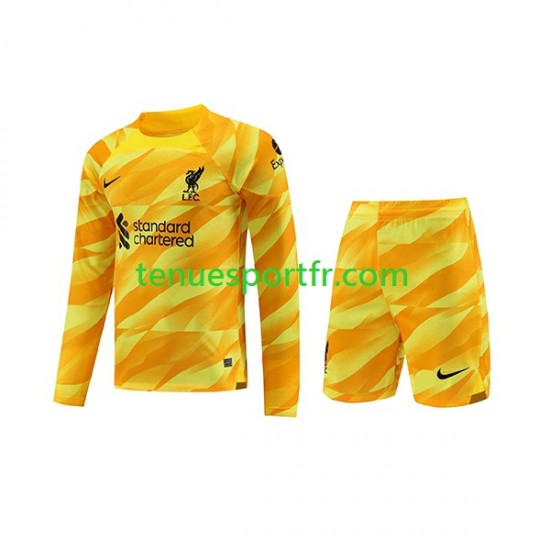 Kit Enfant Maillot Troisième Liverpool Gardien 2023-2024 à Manches Longues
