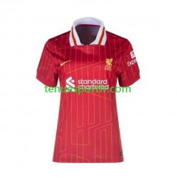 Femme Maillot Domicile Liverpool 2024-2025 à Manches Courtes