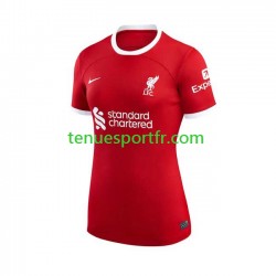 Femme Maillot Domicile Liverpool 2023-2024 à Manches Courtes