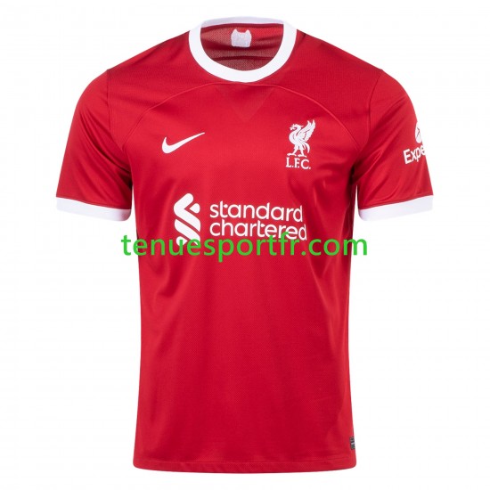 Homme Maillot Domicile Liverpool Luis Diaz 23 2023-2024 à Manches Courtes