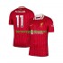 Homme Maillot Domicile Liverpool Mohamed Salah 11 2024-2025 Rouge à Manches Courtes