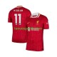Homme Maillot Domicile Liverpool Mohamed Salah 11 2024-2025 Rouge à Manches Courtes