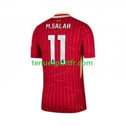 Homme Maillot Domicile Liverpool Mohamed Salah 11 2024-2025 Rouge à Manches Courtes