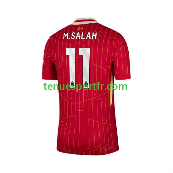 Homme Maillot Domicile Liverpool Mohamed Salah 11 2024-2025 Rouge à Manches Courtes