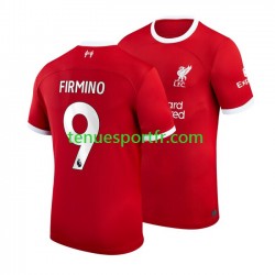Homme Maillot Domicile Liverpool Roberto Firmino 9 2023-2024 à Manches Courtes
