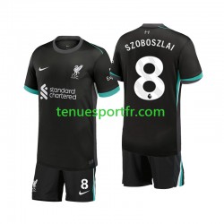 Kit Enfant Maillot Extérieur Liverpool Szoboszlai 8 2024-2025 à Manches Courtes