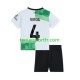 Kit Enfant Maillot Extérieur Liverpool Virgil van Dijk 4 2023-2024 à Manches Courtes