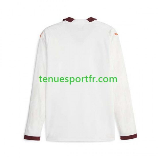 Homme Maillot Extérieur Manchester City 2023-2024 à Manches Longues