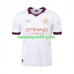 Homme Maillot Extérieur Manchester City 2023-2024 à Manches Courtes