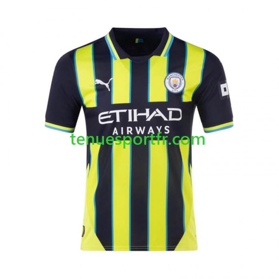 Homme Maillot Extérieur Manchester City 2024-2025 à Manches Courtes