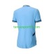 Homme Maillot Domicile Manchester City 2024-2025 Bleu à Manches Courtes