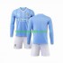 Kit Enfant Maillot Domicile Manchester City 2023-2024 à Manches Longues