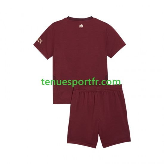 Kit Enfant Maillot Troisième Manchester City 2024-2025 à Manches Courtes
