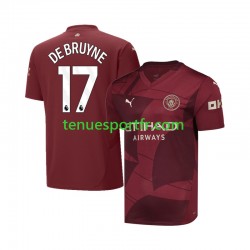 Homme Maillot Troisième Manchester City DE BRUYNE 17 2024-2025 à Manches Courtes