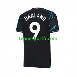 Homme Maillot Troisième Manchester City Erling Haaland 9 2023-2024 à Manches Courtes