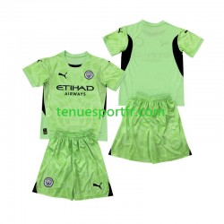 Kit Enfant Maillot Quatrième Manchester City Gardien 2 2024-2025 à Manches Courtes
