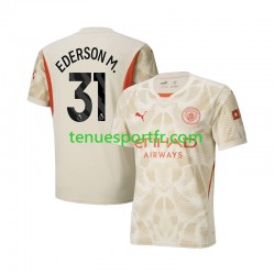Homme Maillot Troisième Manchester City Gardien Ederson Moraes 31 2024-2025 à Manches Courtes