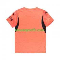 Homme Maillot Extérieur Manchester City Gardien 2024-2025 Orange à Manches Courtes