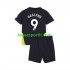 Kit Enfant Maillot Extérieur Manchester City Haaland 9 2024-2025 à Manches Courtes
