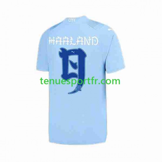 Homme Maillot Domicile Japon Manchester City Haaland 9 ese Tour Printing 2023-2024 à Manches Courtes