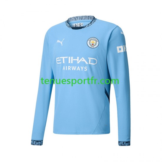 Homme Maillot Domicile Manchester City 2024-2025 à Manches Longues