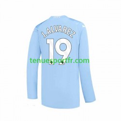 Homme Maillot Domicile Manchester City J. ALVAREZ 19 2023-2024 à Manches Longues