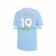 Homme Maillot Domicile Manchester City J. ALVAREZ 19 2023-2024 à Manches Courtes
