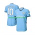 Homme Maillot Domicile Manchester City Jack Grealish 10 2024-2025 Bleu à Manches Courtes