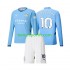 Kit Enfant Maillot Domicile Manchester City Jack Grealish 10 2024-2025 à Manches Longues