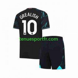 Kit Enfant Maillot Troisième Manchester City Jack Grealish 10 2023-2024 à Manches Courtes