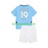 Kit Enfant Maillot Domicile Manchester City Julian Alvarez 19 2024-2025 à Manches Courtes