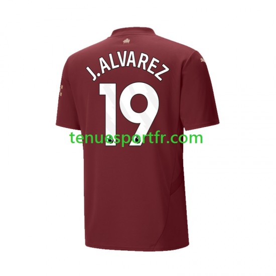 Homme Maillot Troisième Manchester City Julian Alvarez 19 2024-2025 à Manches Courtes