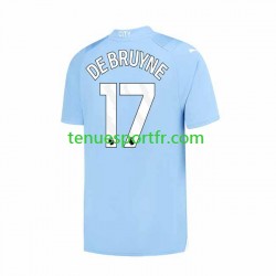 Homme Maillot Domicile Manchester City Kevin De Bruyne 17 2023-2024 à Manches Courtes