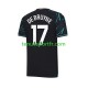 Homme Maillot Troisième Manchester City Kevin De Bruyne 17 2023-2024 à Manches Courtes