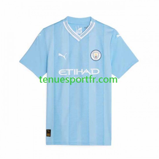 Femme Maillot Domicile Manchester City 2023-2024 à Manches Courtes