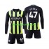 Kit Enfant Maillot Extérieur Manchester City Phil Foden 47 2024-2025 à Manches Longues
