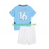 Kit Enfant Maillot Domicile Manchester City RODRIGO 16 2024-2025 à Manches Courtes