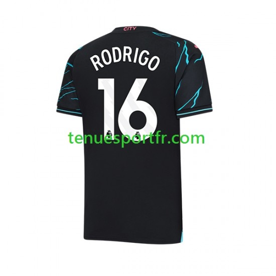 Homme Maillot Troisième Manchester City Rodri Hernandez 16 2023-2024 à Manches Courtes