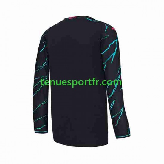 Homme Maillot Troisième Manchester City 2023-2024 à Manches Longues