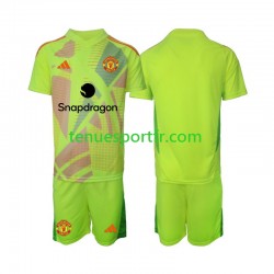 Kit Enfant Maillot Extérieur Manchester United Gardien 2024-2025 à Manches Courtes