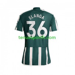 Homme Maillot Extérieur Manchester United Anthony Elanga 36 2023-2024 à Manches Courtes