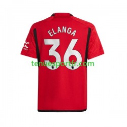 Homme Maillot Domicile Manchester United Anthony Elanga 36 2023-2024 à Manches Courtes