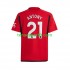 Homme Maillot Domicile Manchester United Antony Matheus 21 2023-2024 à Manches Courtes